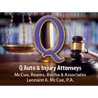 Q Auto & Injury Attorneys; Leonard A. McCue, PA Logo
