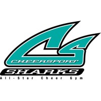 Cheer Sport Sharks Logo