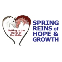 SPRING REINS of HOPE Getting to the Horse of the Matter Logo