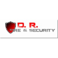 D.R. Fire and Security Logo