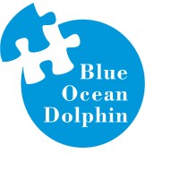 Blue Ocean Dolphin Logo