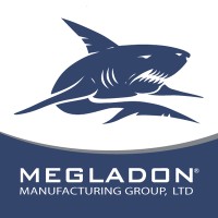 Megladon Manufacturing: a TyRex Technology Family Company Logo