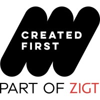 Created First, part of ZIGT Logo