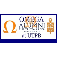 Omega Alumni of Phi Theta Kappa at UT Permian Basin Logo