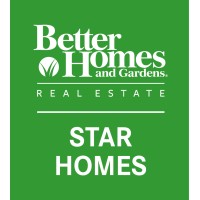 Better Homes and Gardens Real Estate Star Homes Logo