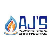 AJS Plumbing, Gas and Earthworks Logo