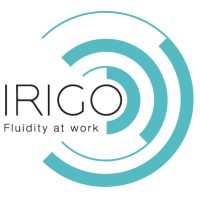 Irigo, Fluidity at Work Logo