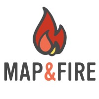 Map & Fire Logo
