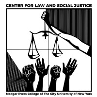Center for Law and Social Justice at Medgar Evers College, CUNY Logo