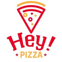 Hey! Pizza Logo