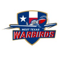 West Texas Warbird Football Logo
