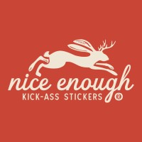 Nice Enough Stickers Logo