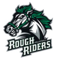 RoughRiders Volleyball Logo