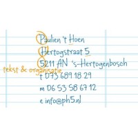 PH5 tekst en organisatie Logo
