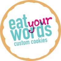 Eat Your Words Custom Cookies Logo