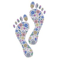 Mujeres que dejan huellas Logo