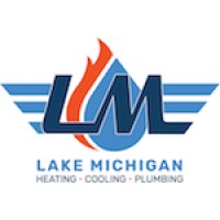 Lake Michigan Heating Cooling Plumbing Logo