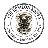 Phi Epsilon Kappa at the University of Michigan Logo