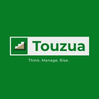 TOUZUA || Think. Manage. Rise. Logo