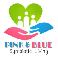 Pink & Blue- A Symbiotic Living Logo