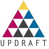 UPDRAFT - Helping people be better at work. Logo