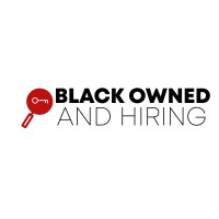 Black Owned And Hiring Logo