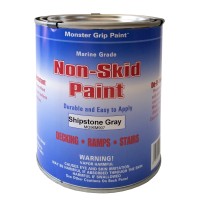 Boat Non-Skid Deck Paint - If get hurt, who will do your job? Logo