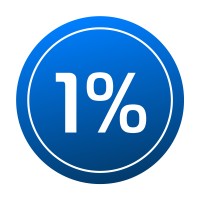One Percent Accounting and Auditing Logo