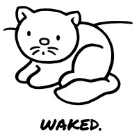 WAKED. Logo
