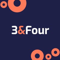 3 & Four Logo