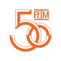P & M Steel Company Logo