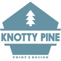 Knotty Pine Print & Design Logo