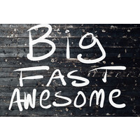BIG FAST AWESOME Logo