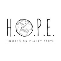 H.O.P.E. - humans on planet earth Logo