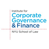 Institute for Corporate Governance & Finance at NYU School of Law Logo