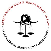 SVKMs NMIMS School of Laws International Moot Court Competition Logo