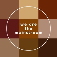 we are the mainstream Logo