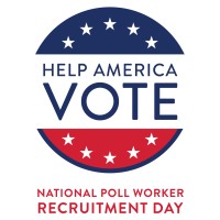 Help America Vote: Be A Poll Worker Logo