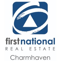 First National Real Estate Charmhaven Logo