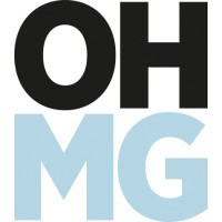 OHMG Water. Relaxation. Canned. Logo