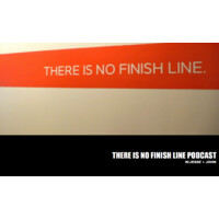 There Is No Finish Line Podcast with Jesse and John Logo