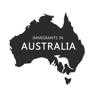 Immigrants in Australia Logo