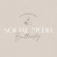 Social Media Butterfly Logo