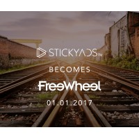 StickyADS.tv (Acquired by FreeWheel) Logo