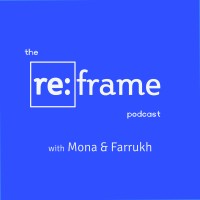 The re:frame Podcast Logo