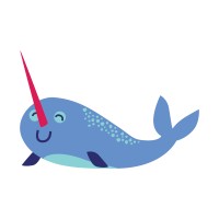 Narwhals & Waterfalls Logo