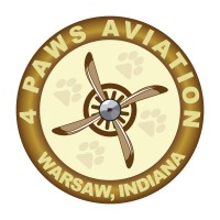 4 Paws Aviation Logo