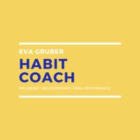 Eva Gruber. Habit Coach. Logo