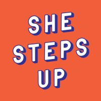 She Steps Up Logo
