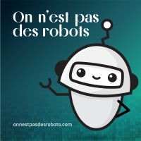 On nest pas des robots Logo